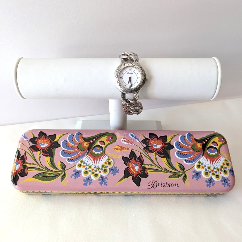 Brighton "Linx" Silver Tone Bracelet Watch